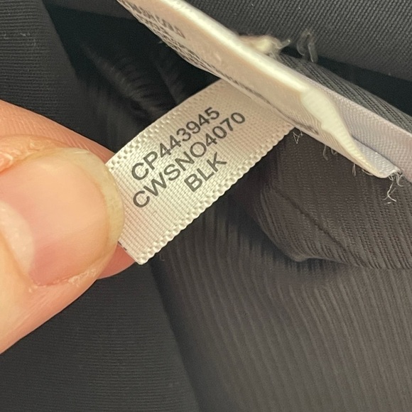 Calvin Klein black long line rain jacket - Picture 6 of 6